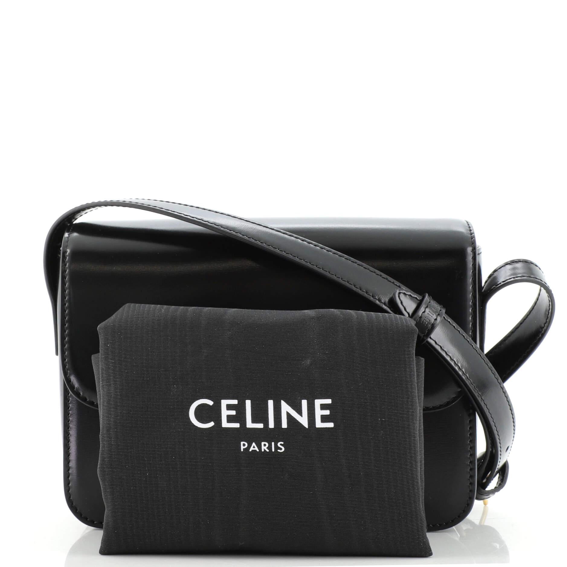 Condition: Very good. Wear, scuffs, small indentations and slight creasing on exterior and strap, minor creasing and indentations underneath flap. Light wear on strap and in interior, scratches on hardware.
Accessories: Dust Bag
Measurements: Height
