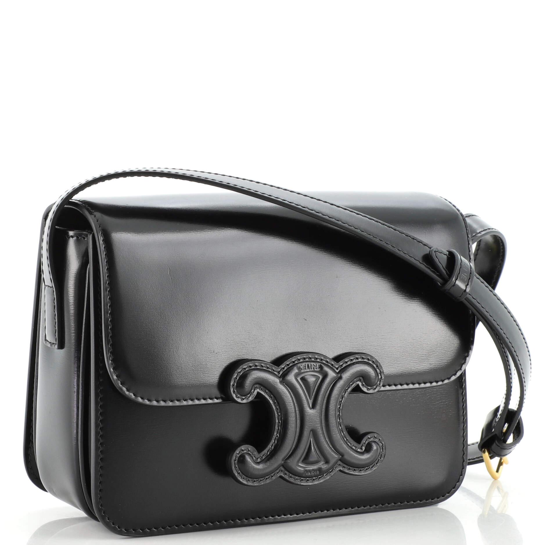 celine triomphe black