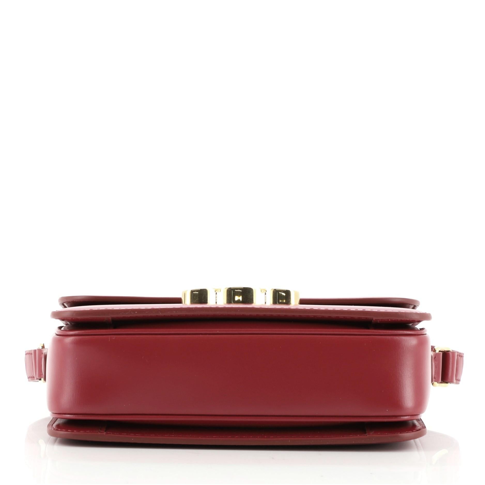 celine triomphe burgundy