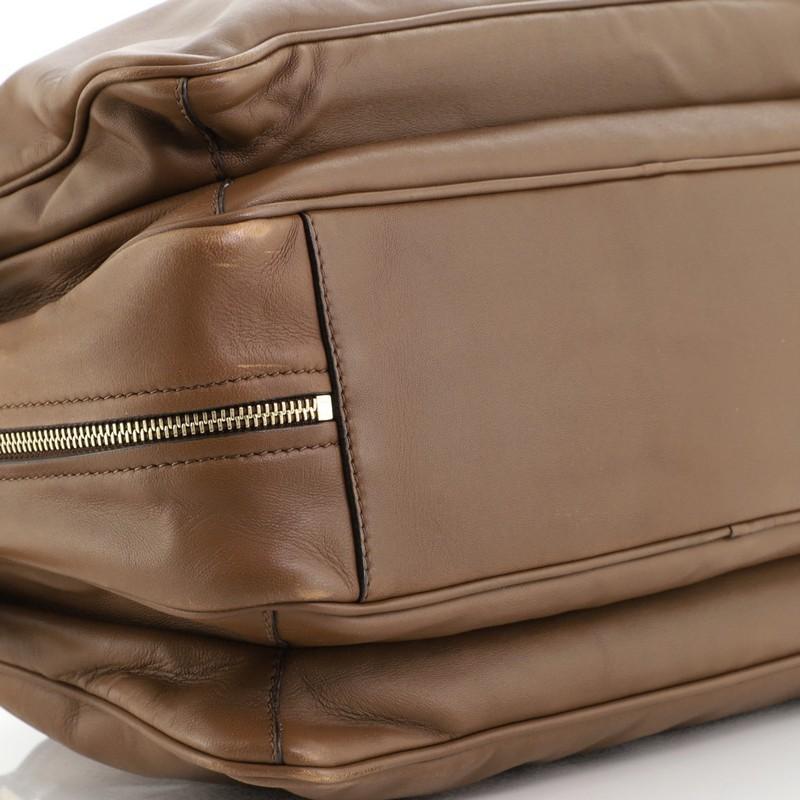 Celine Triptyque Handbag Smooth Leather Medium In Good Condition In NY, NY