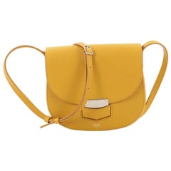 Celine Trotteur Crossbody Bag Grainy Leather Small