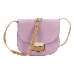 Celine Trotteur Crossbody Bag Suede Small
