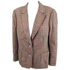Blazer Celine in pied-de-poule di tweed
