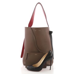Celine Twisted Cabas Tote Calfskin Oversized