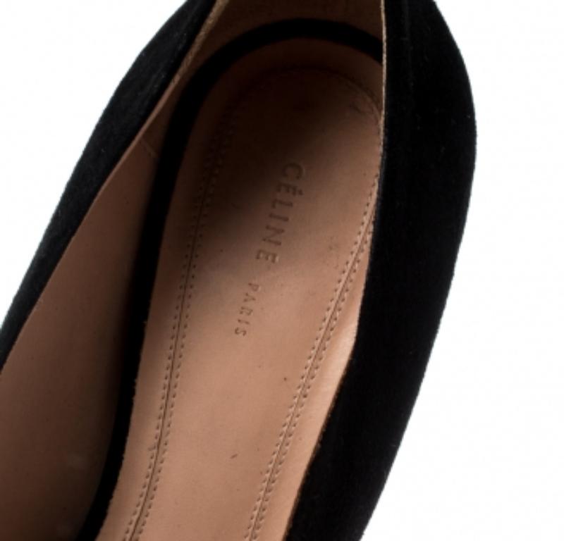 Celine zwei Ton Wildleder Plateau Pumps Größe 36 Damen im Angebot