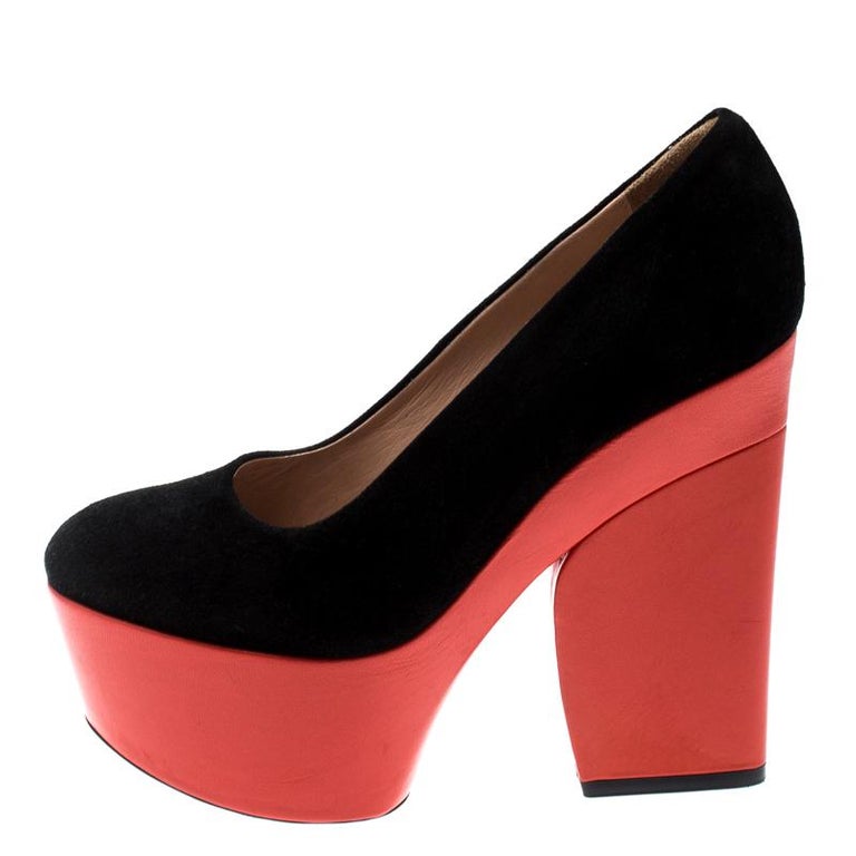 celine platform pumps