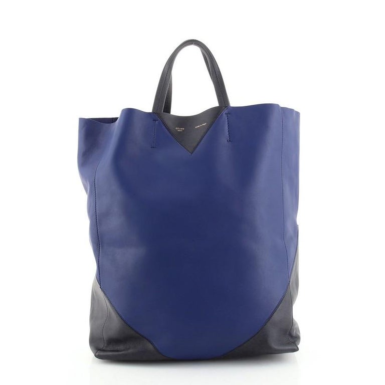 Celine Vertical Bi-Cabas Tote Leather Large at 1stDibs