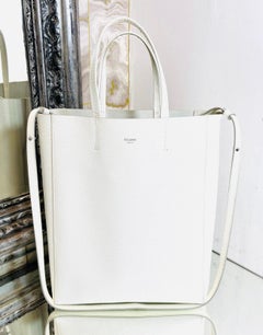 Celine Vertical Cabas Leather Tote Bag