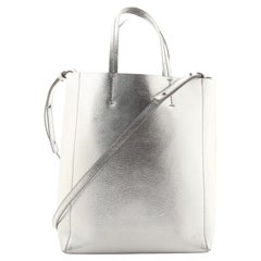 Celine Vertical Cabas Tote Grained Calfskin Small