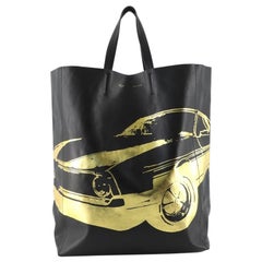 Celine Vertical Cabas Tote Printed Leather Large