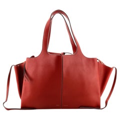 Celine Vertical Tri-Fold Shoulder Bag Smooth Calfskin