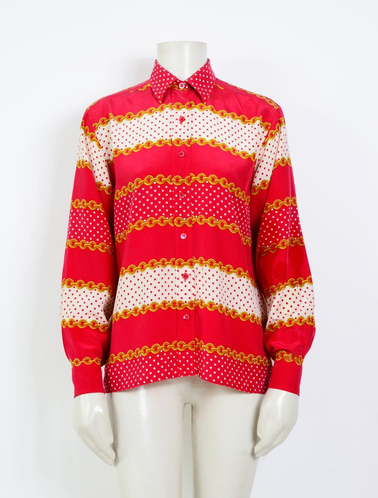 ARCHIVE COLLECTION CELINE STRIPED BOAT NECK SHIRT (women's)