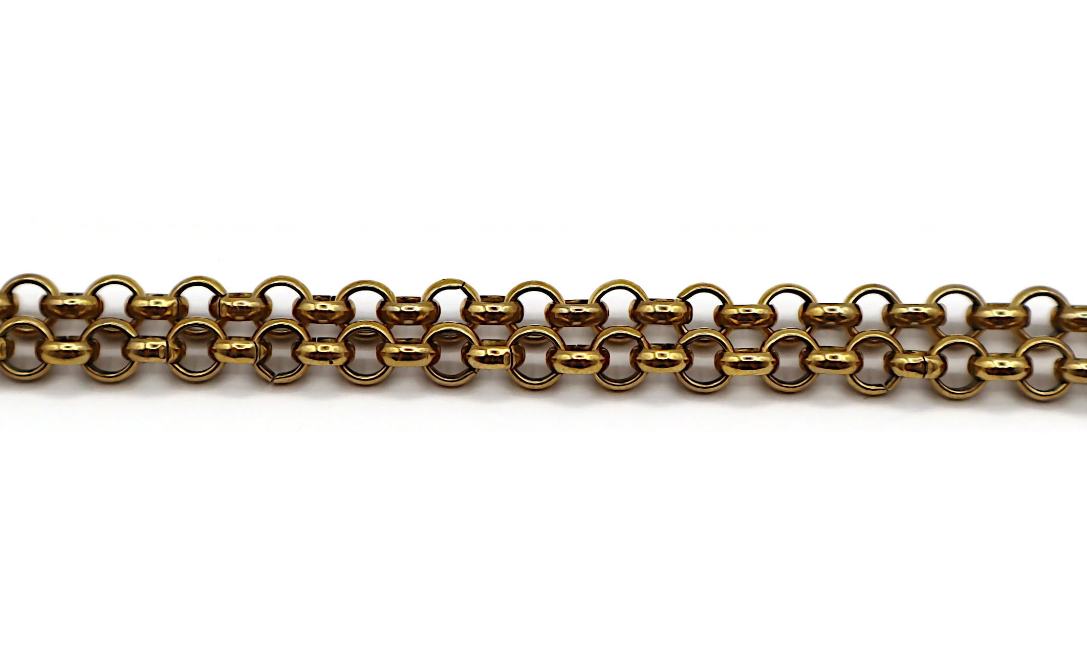 CELINE Collar Colgante Carruaje Vintage Tono Oro Antiguo en venta 9