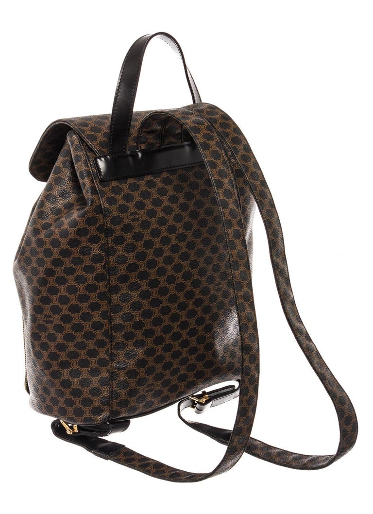Leather backpack Celine Brown in Leather - 33579244