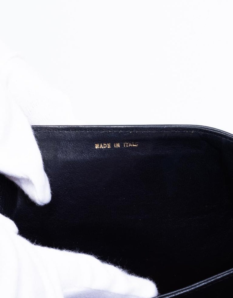 Celine Vintage Black Leather Box Bag For Sale at 1stDibs vintage