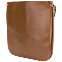 Céline Vintage Brown Leather Bag, 2000s