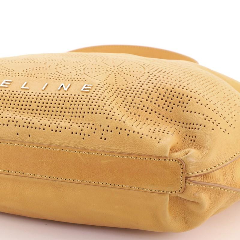 Celine Vintage Carriage Messenger Bag Perforated Leather Large 1