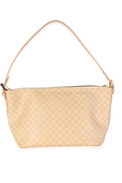 Sac à bandoulière Céline Vintage Macadam couleur crème