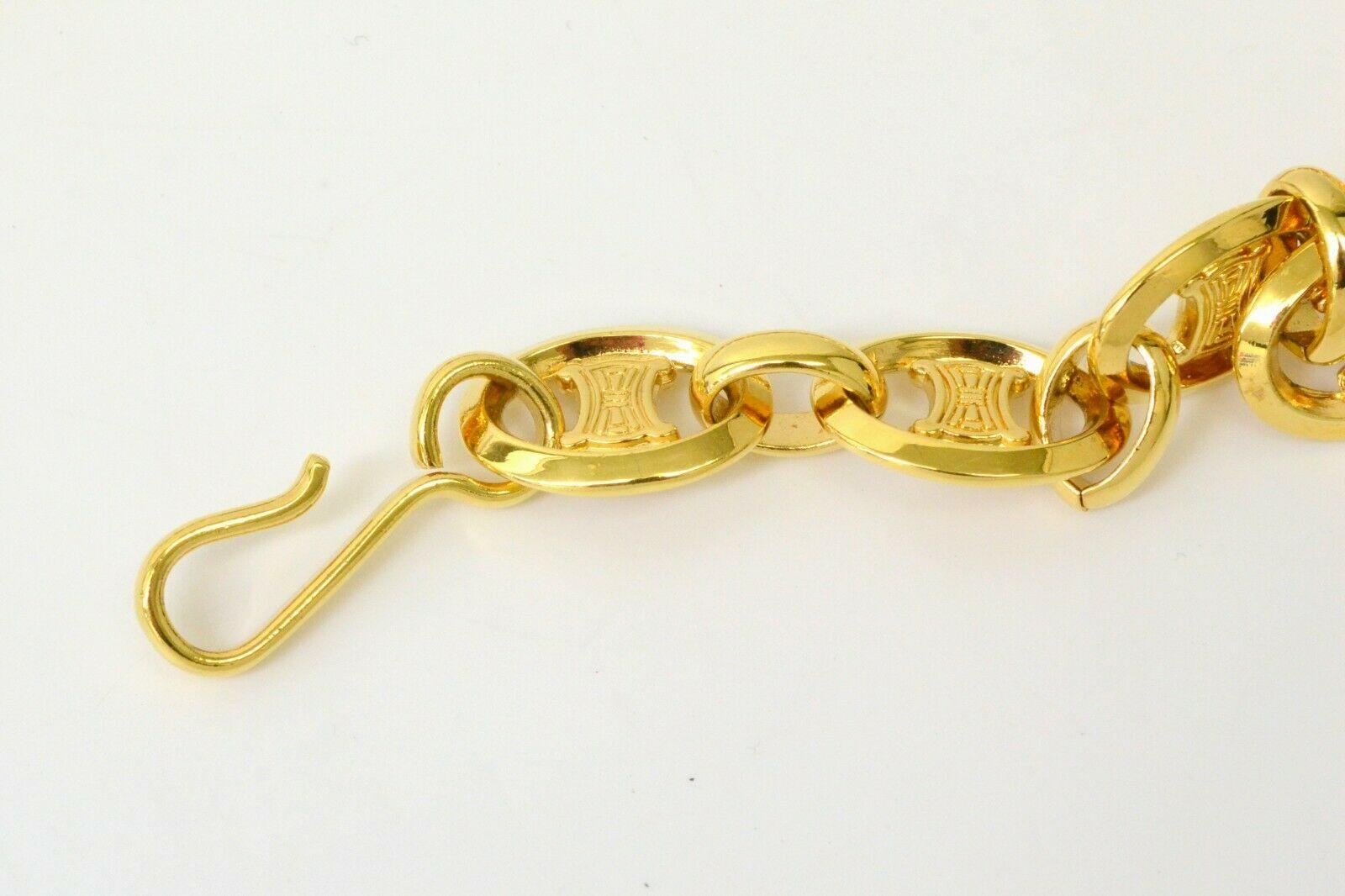 celine gold chain belt