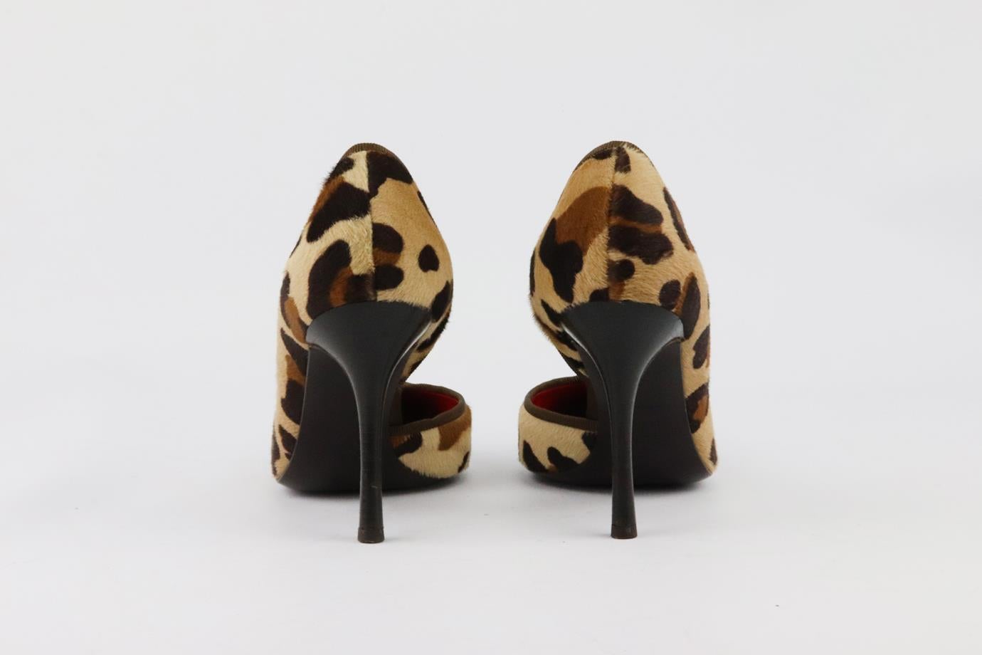 cheetah heels