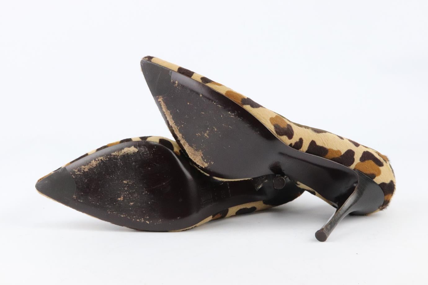vintage leopard shoes