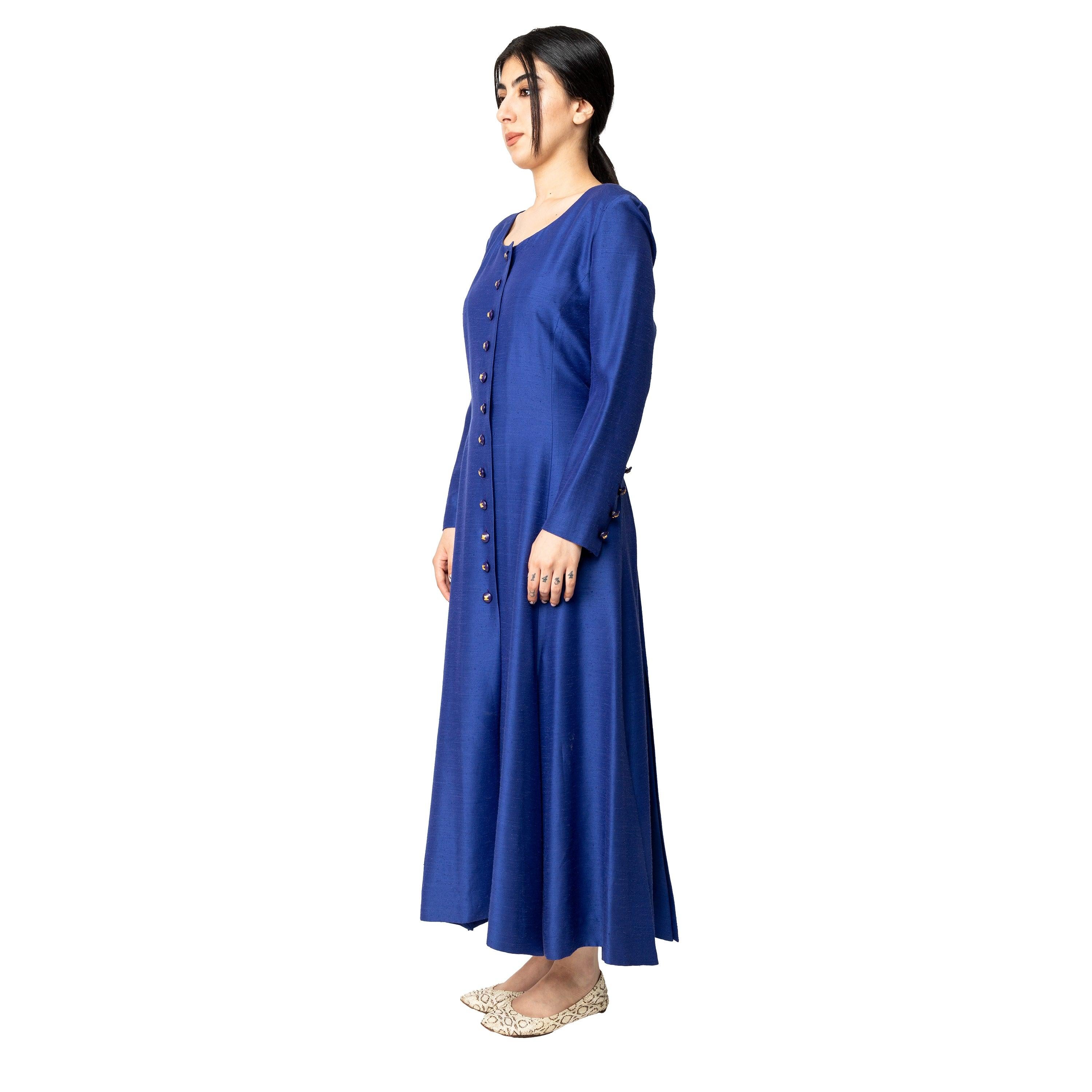 Purple Celine Vintage Long Dress - '00s For Sale
