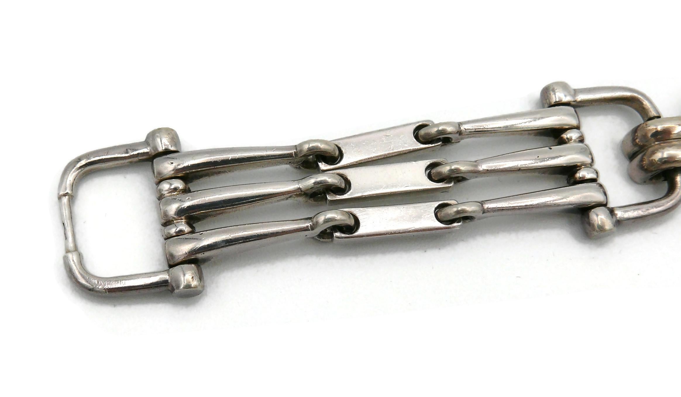  Céline Bracelet vintage à mors de cheval en argent Pour femmes 