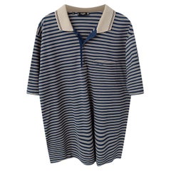 Celine Vintage striped polo / old money style T-shirt 1990s