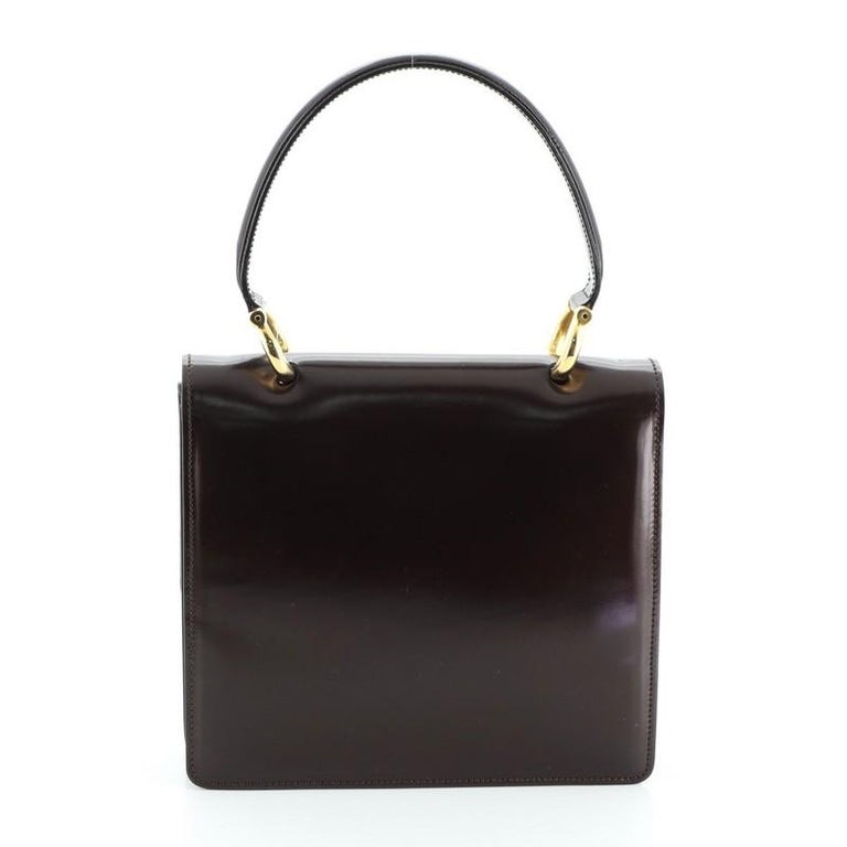 Celine Vintage Top Handle Bag Patent at 1stDibs
