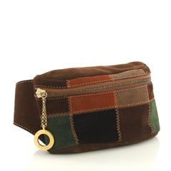 Celine Vintage Waist Bag Patchwork Suede