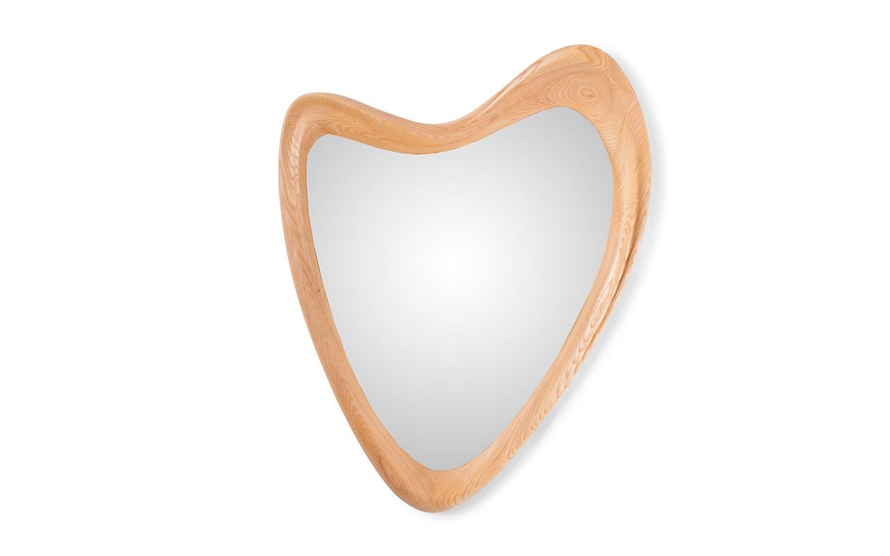 XXIe siècle et contemporain Miroir mural Celine en teinte Ebène sur Wood Wood par Amorph en vente