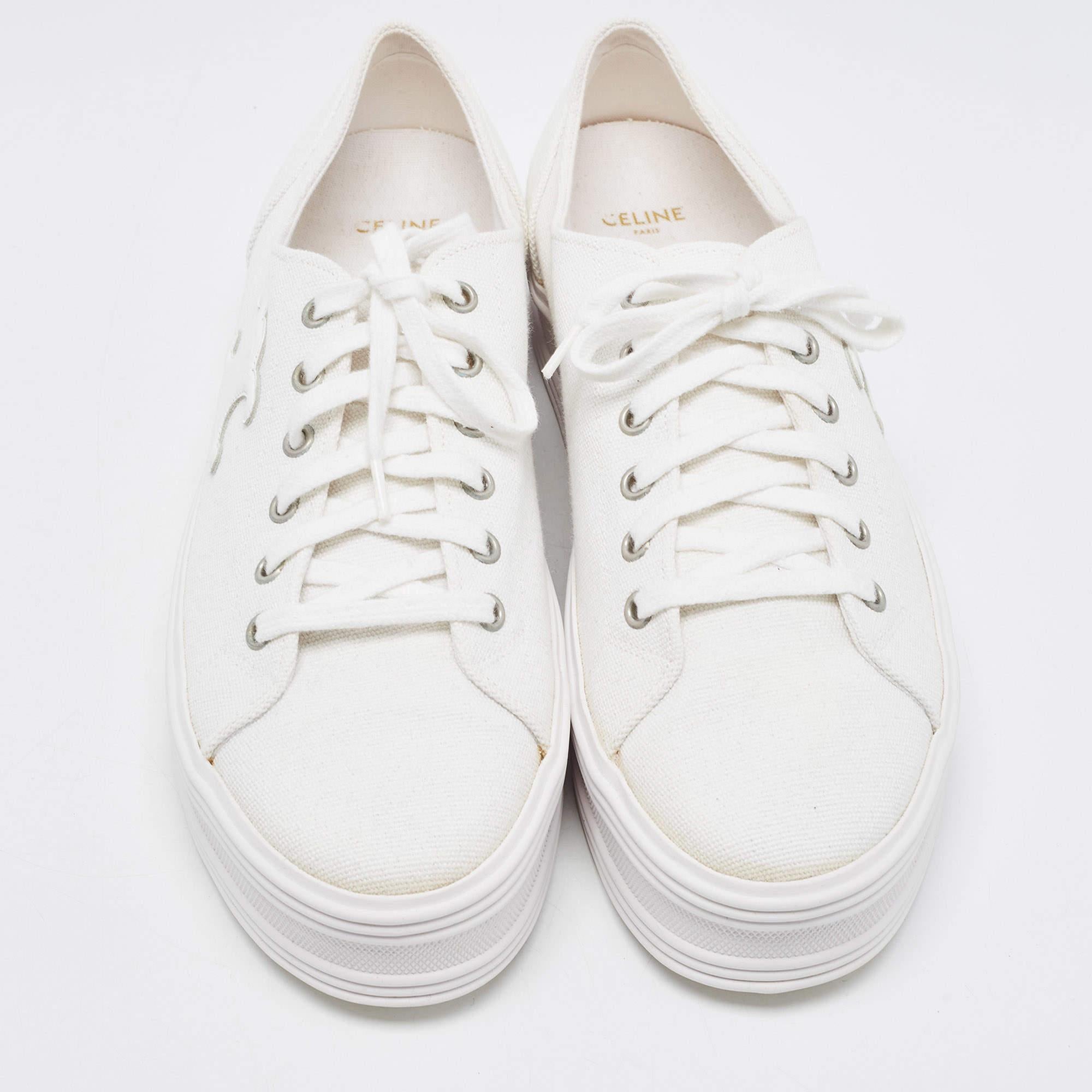 Coming in a classic silhouette, these designer sneakers are a seamless combination of luxury, comfort, and style. These sneakers are finished with signature details and comfortable insoles.

Includes: Original Dustbag

