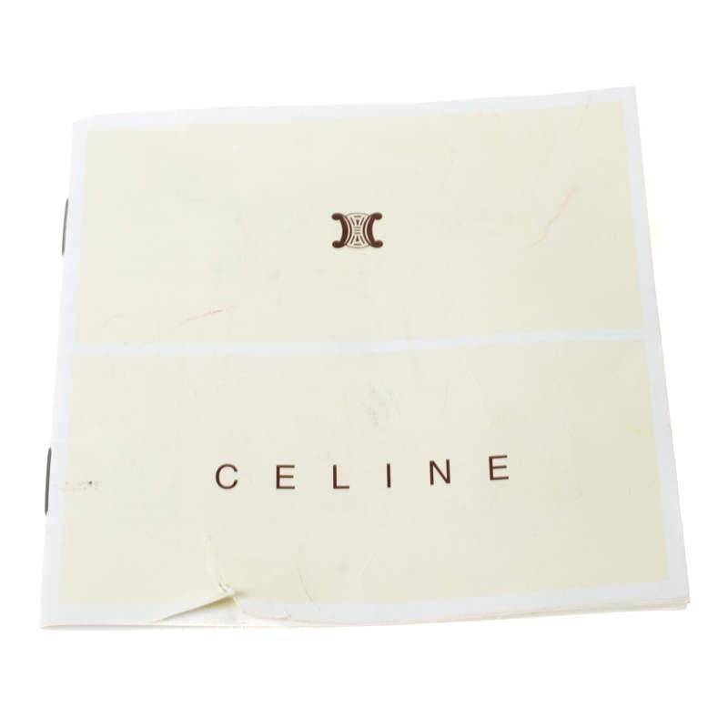 Celine - Fourre-tout Boogie en cuir blanc/lavande en vente 7