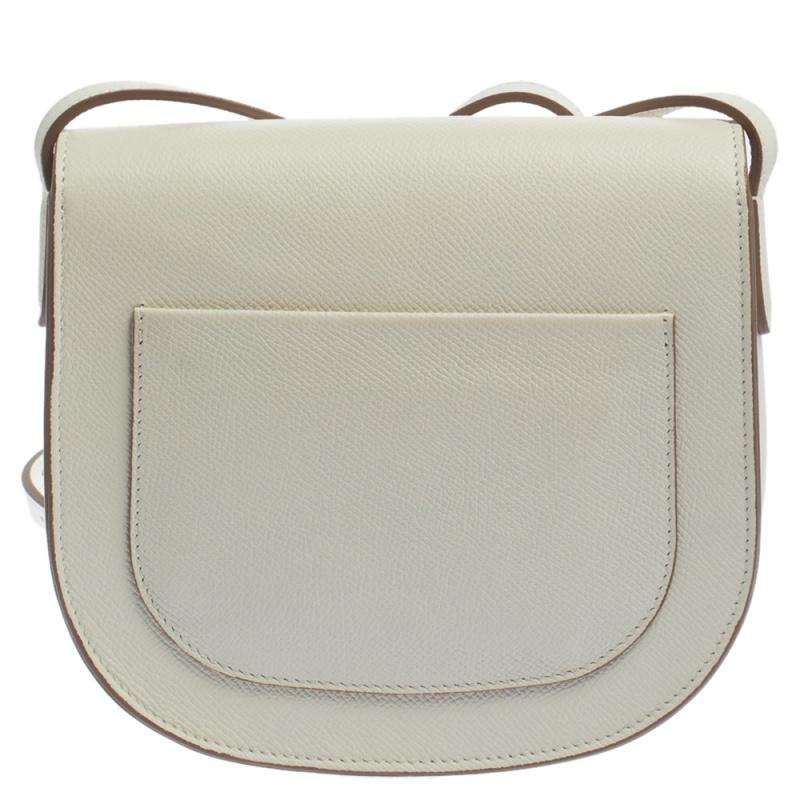 Celine Borsa a tracolla piccola Trotteur in pelle bianca In condizioni Nuovo a Dubai, Al Qouz 2