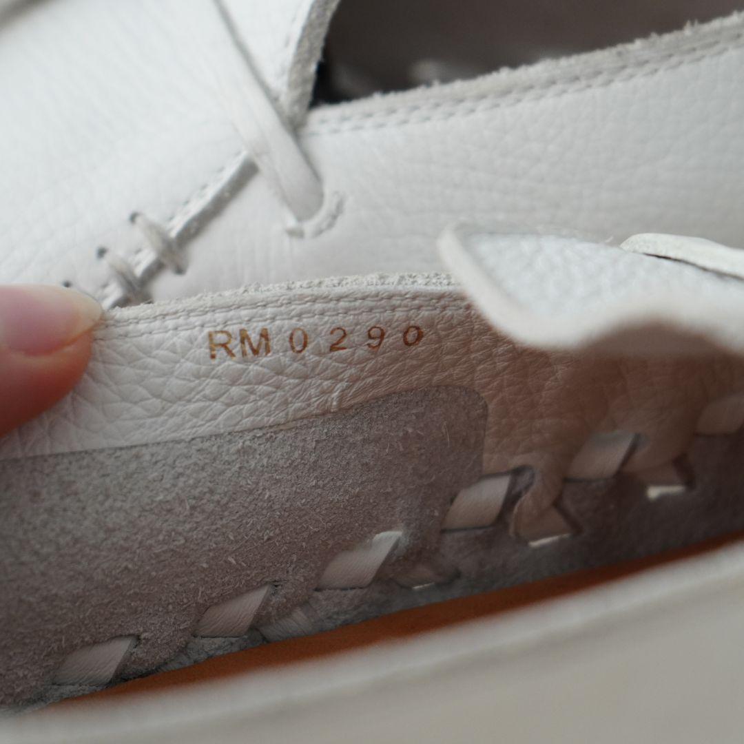 Celine - Mocassini con nappe in pelle bianca - sz 9,5 in vendita 9