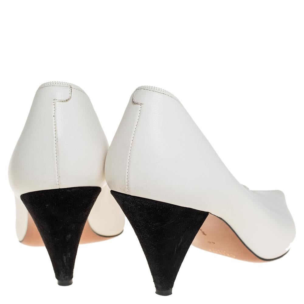 celine white pumps