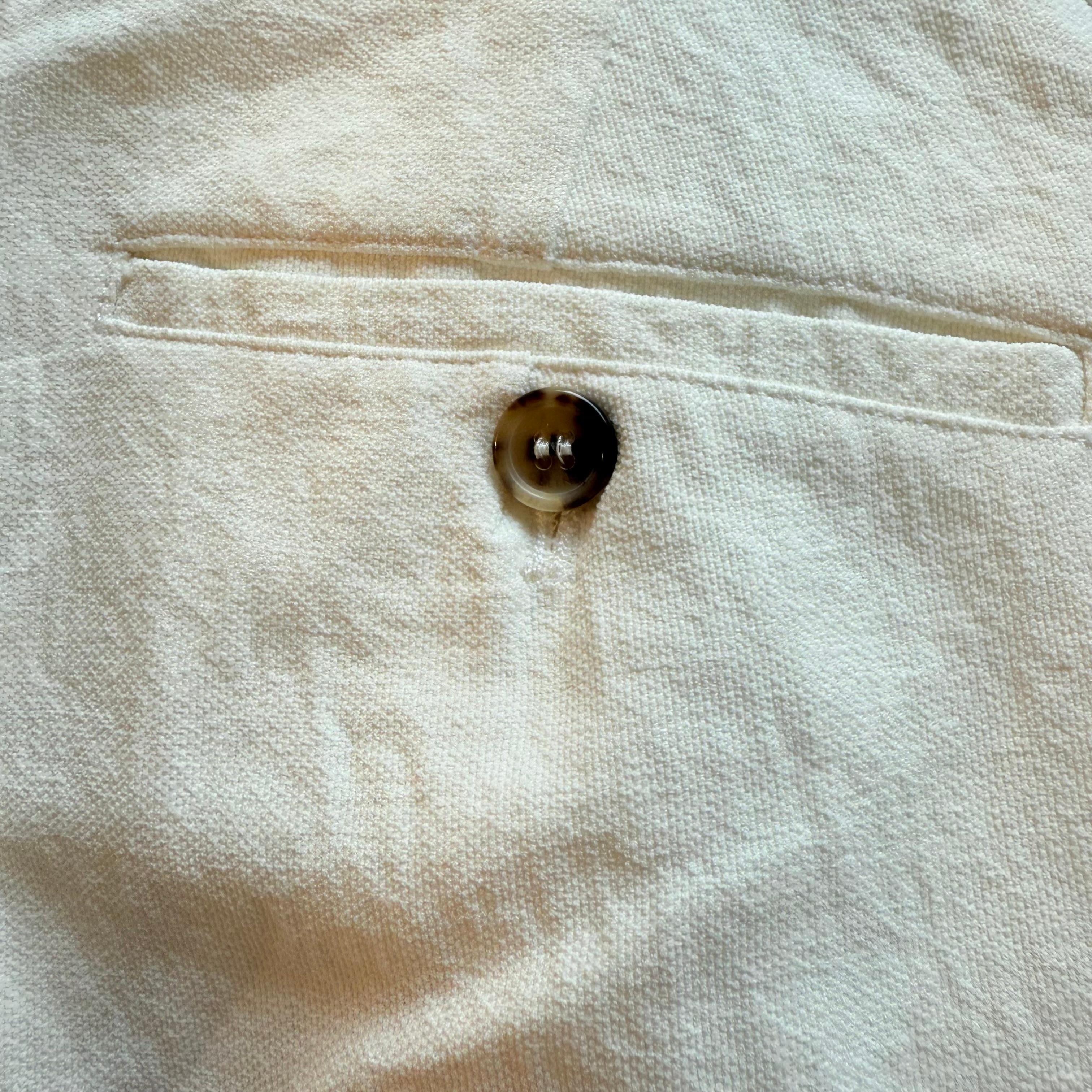 Donna Pantaloni grandi di Celine in lino bianco FR 38 / IT 42 in vendita