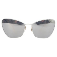 CELINE BUTTERFLY Sonnenbrille aus weißem Metall CL40069U