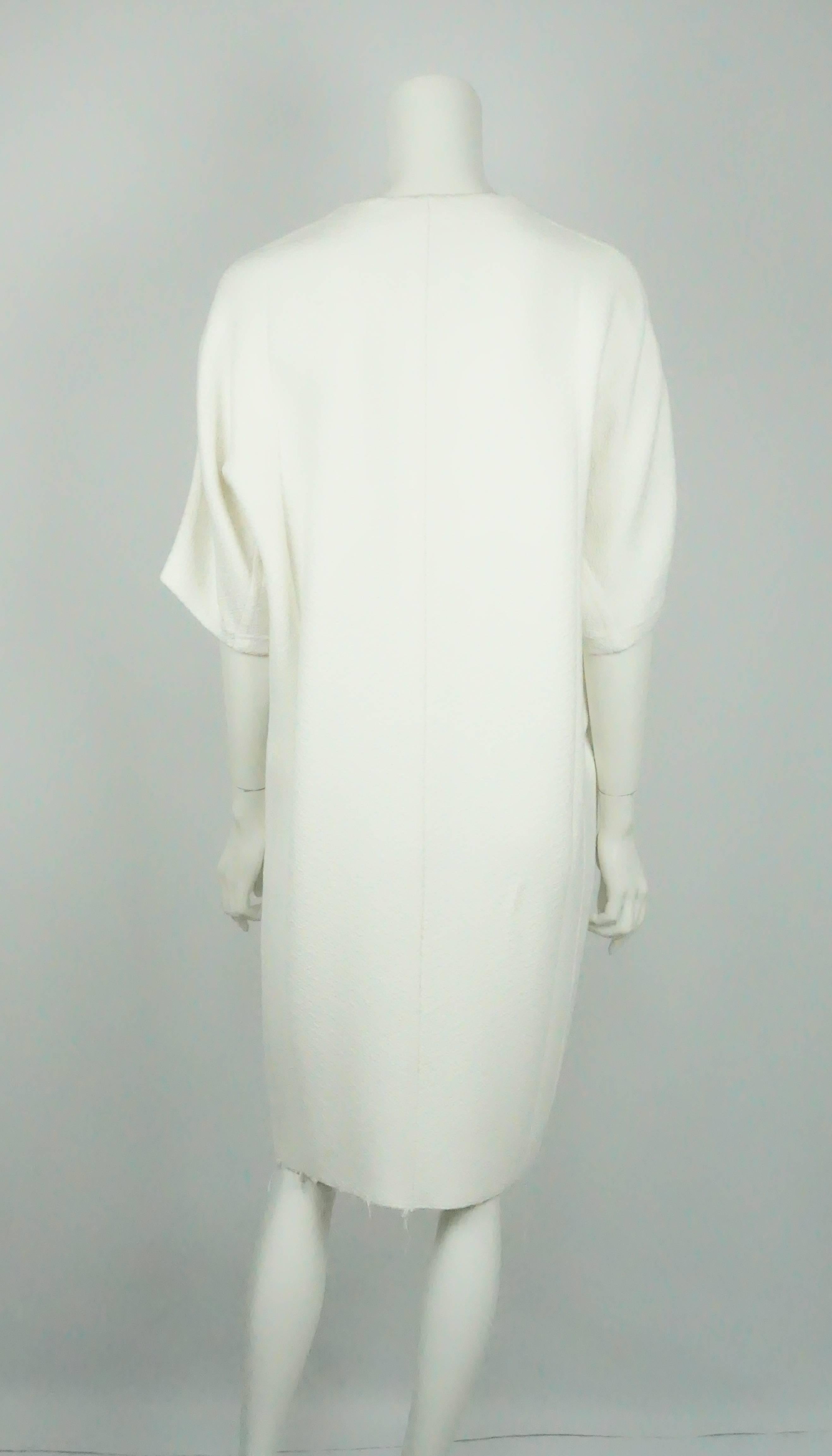 celine white dress