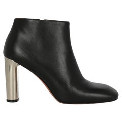 Celine  Women   Ankle boots  Black Leather EU 38