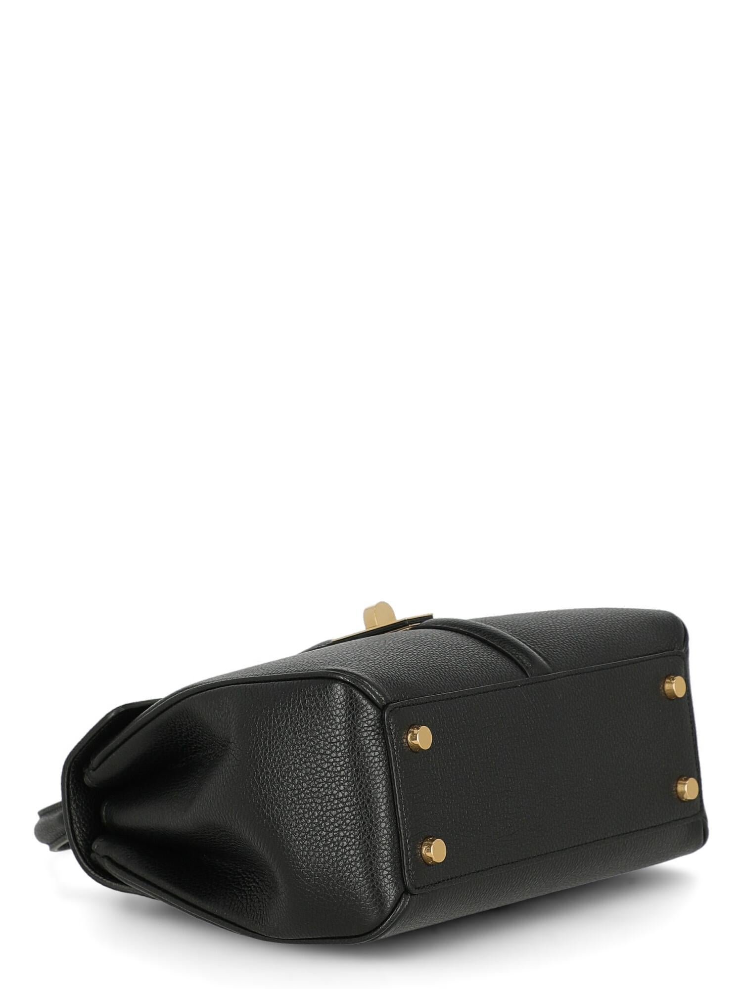 Celine  Women Handbags  Black Leather For Sale 1