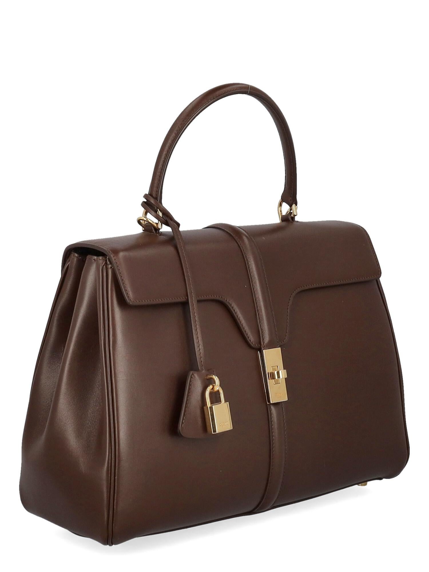 Black Celine  Women   Handbags   Brown Leather  For Sale