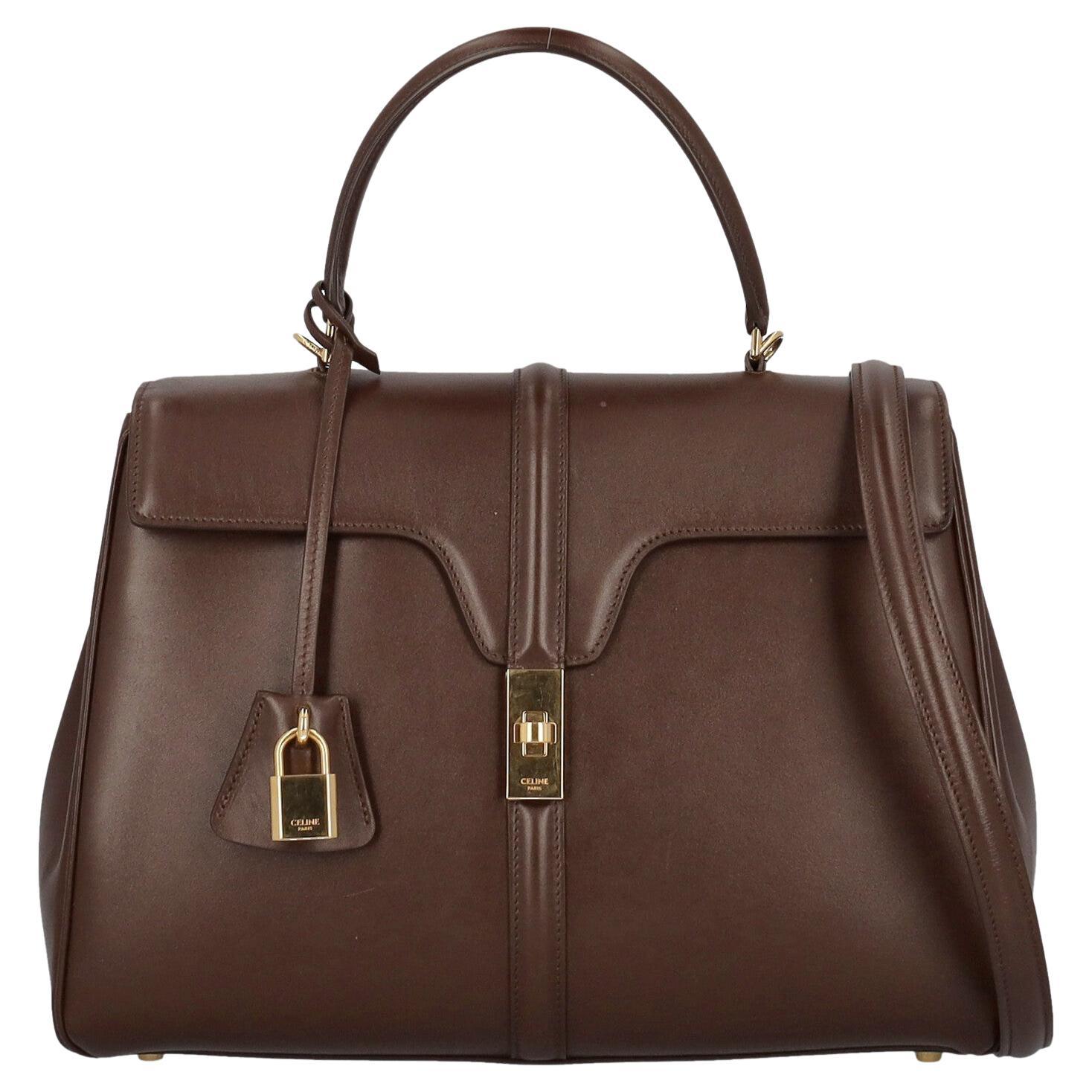 Celine  Women   Handbags   Brown Leather  For Sale