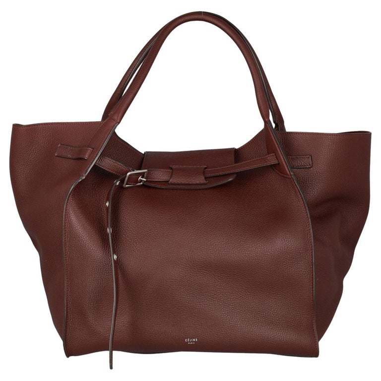 Celine Women Handbags Burgundy Leather For Sale at 1stDibs