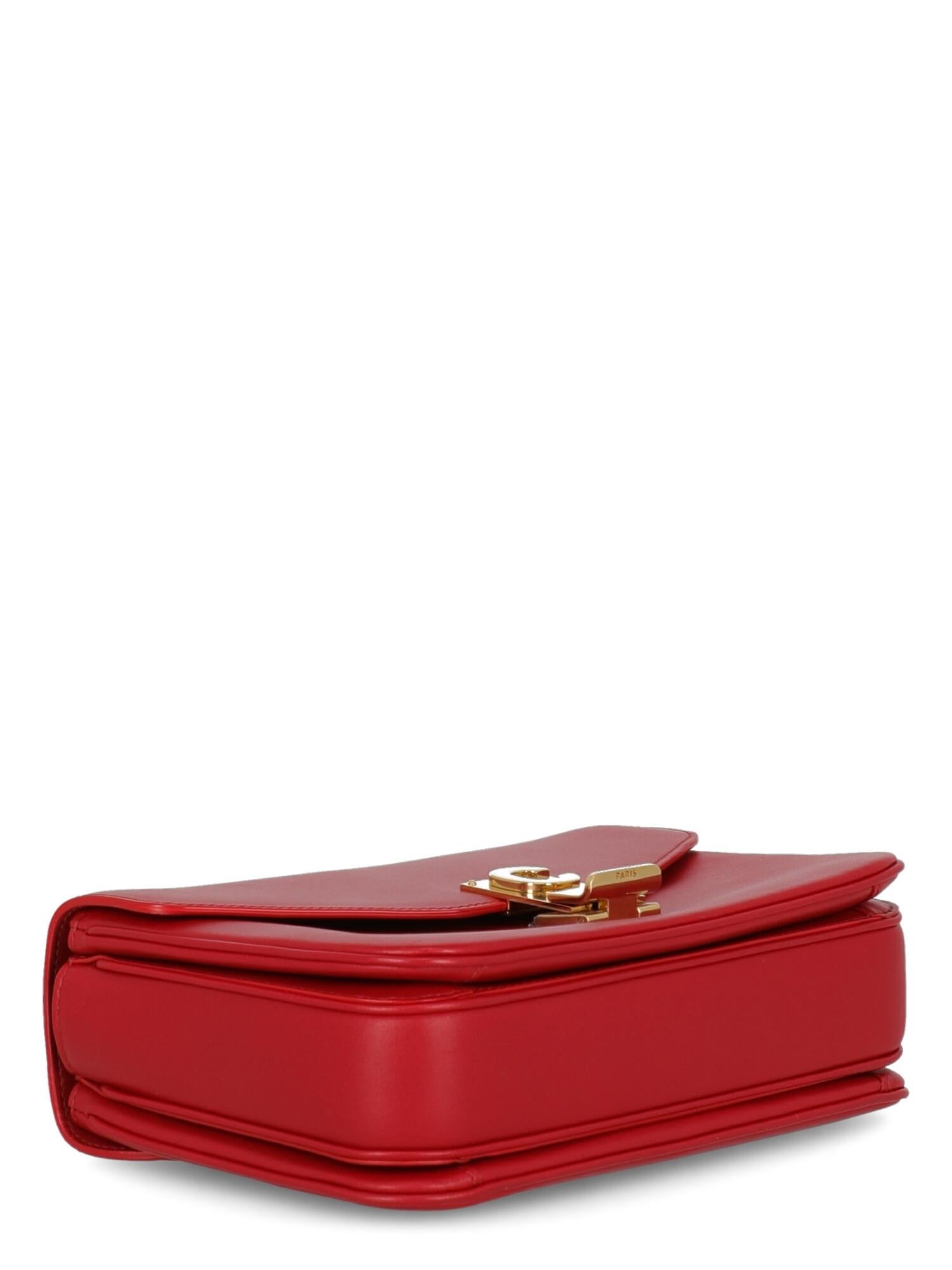 Celine  Women Handbags  Red Leather For Sale 1