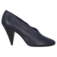 Celine Women Pumps Navy Leather EU 39.5