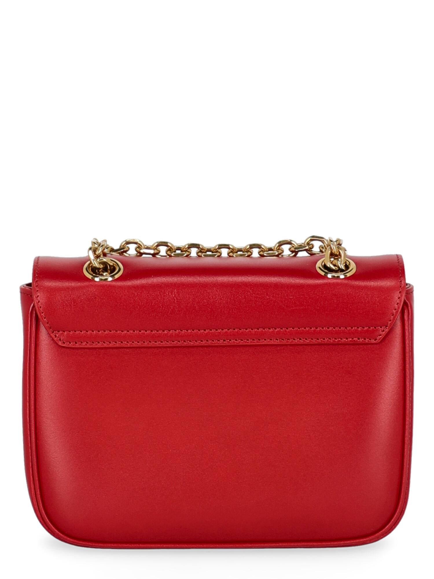 red leather purses