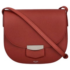 Celine Women Shoulder bags  Red Leather 