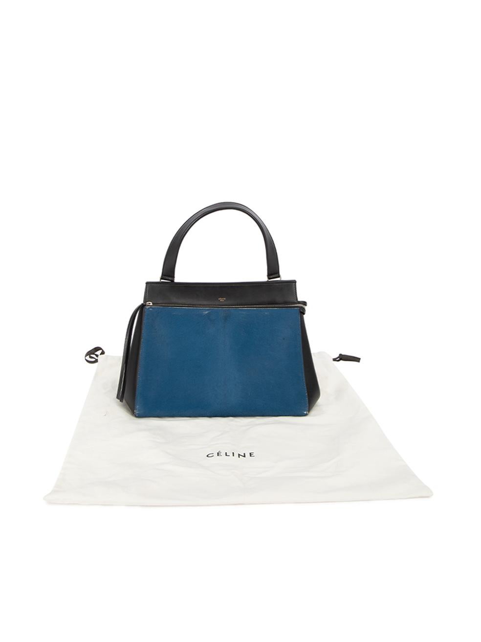 Céline Women's Blue & Black Edge Shoulder Bag 3