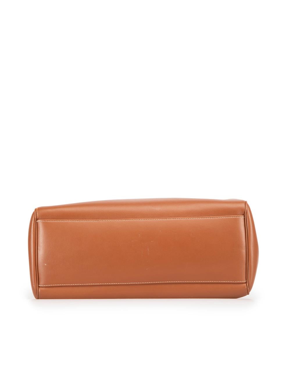 Céline Women's Brown Calfskin Leather Soft 16 Shoulder Bag 1